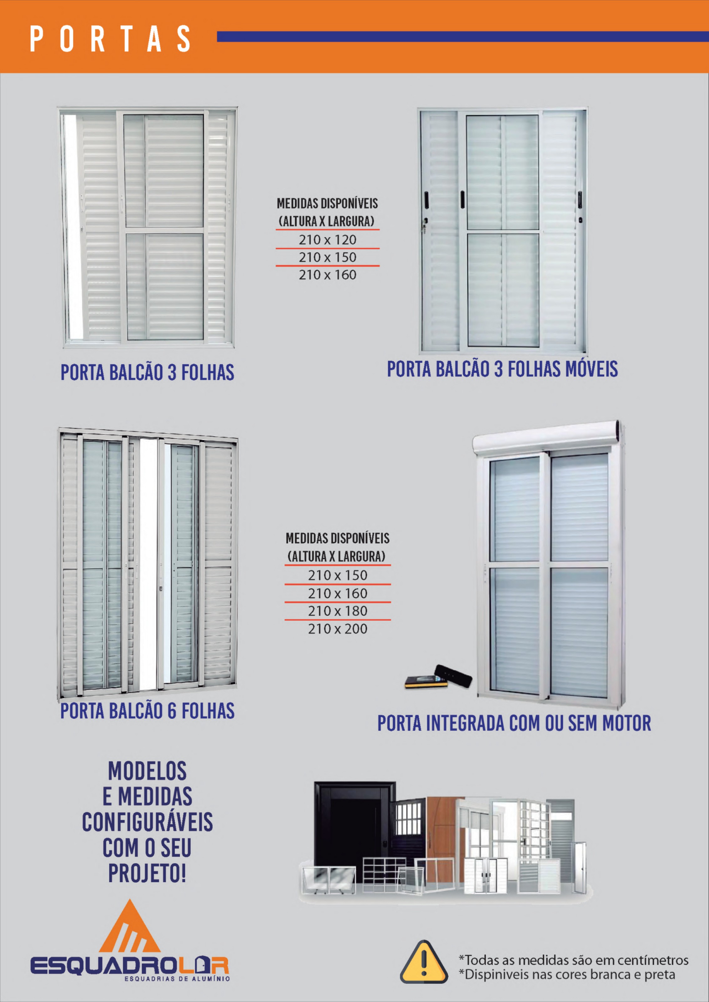 Portas Balcão e Integradas